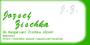 jozsef zischka business card